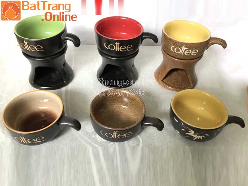 Combo 5 bộ bếp đun cafe quai móc dáng đồng hồ cát